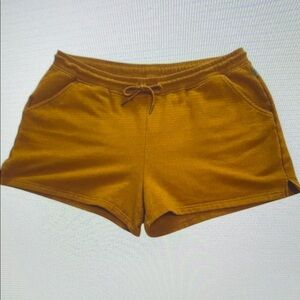 Women's Mustard Casual Shorts